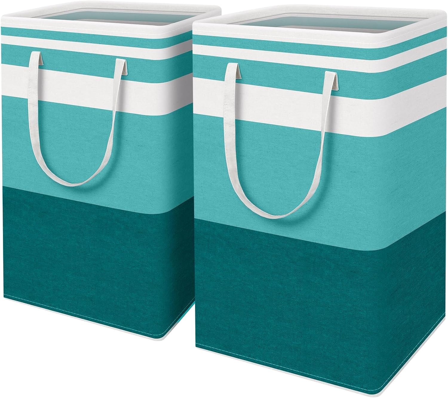 HomeHacks Laundry Basket,100L Each Waterproof, Freestanding Laundry Hamper, Collapsible Tall Clothes